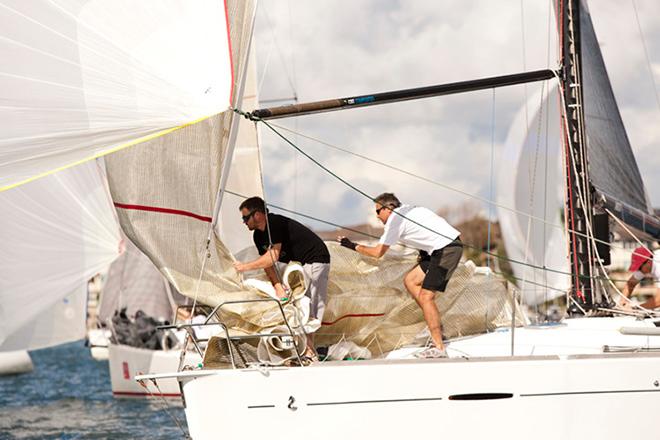Good crew work is part of the winning formula. © David Brogan www.sailpix.com.au